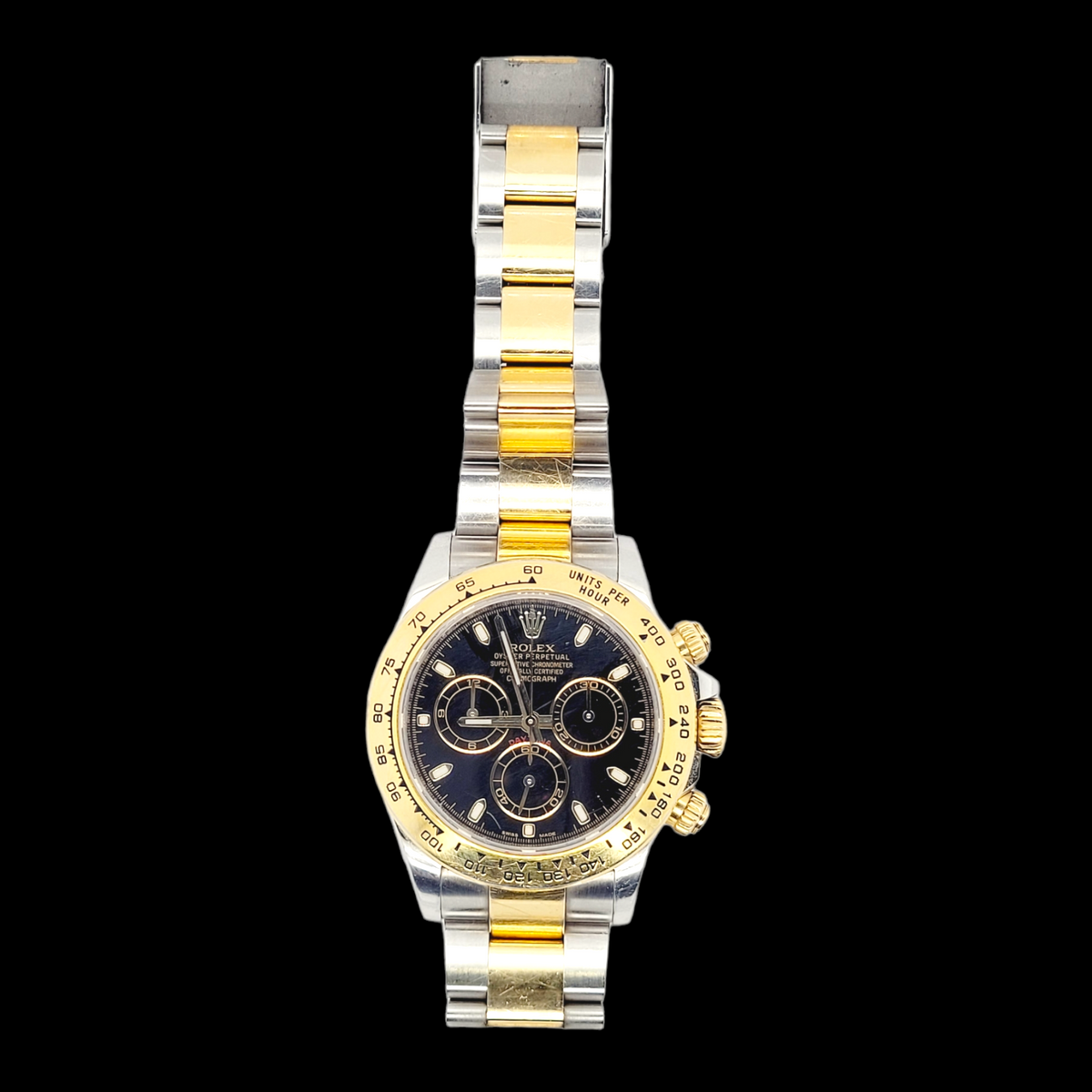 Rolex Daytona Black Dial bi colour