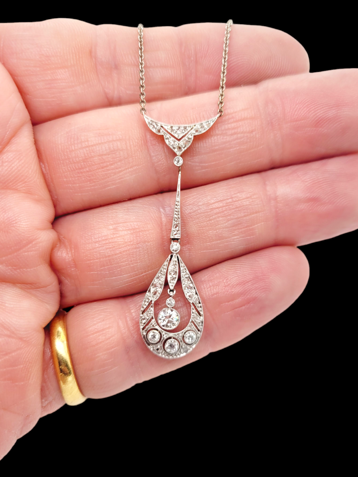 Edwardian diamond pendant
SKU: 7022