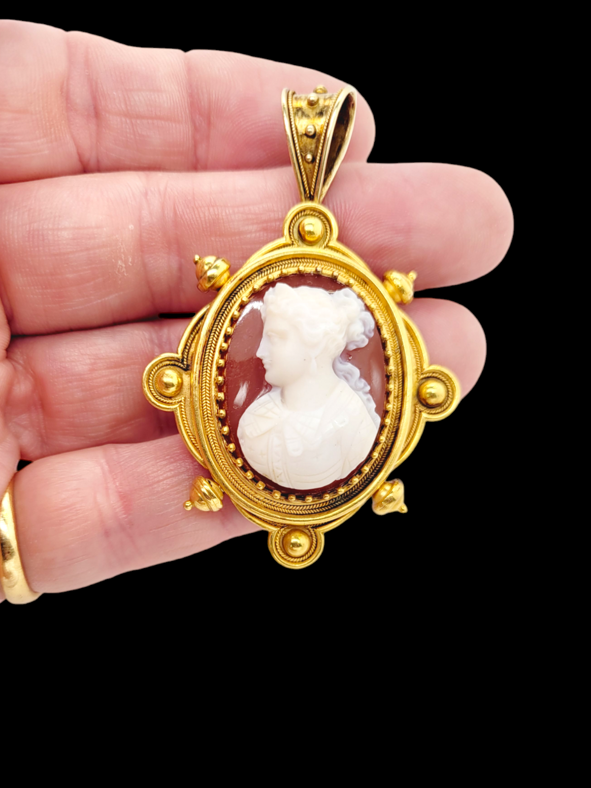Archaeological revival cameo pendant
SKU: 7667