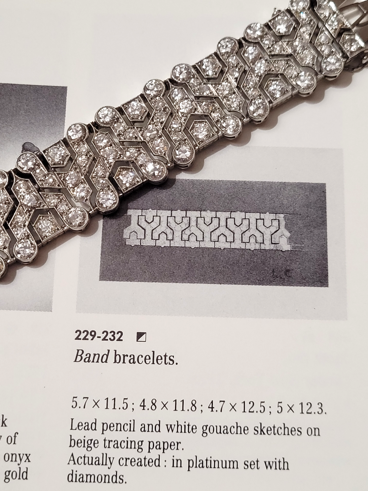 Fine Art deco diamond bracelet