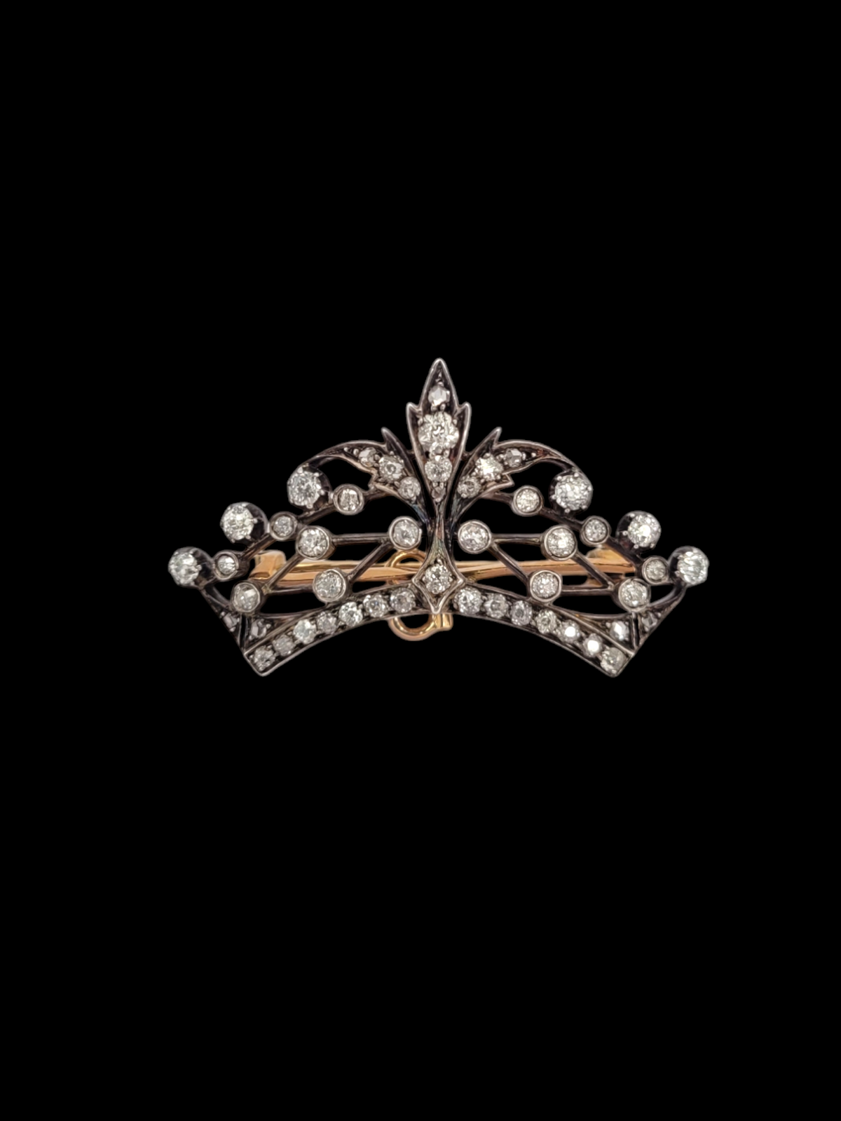Antique diamond Tiara shaped brooch/comb
SKU: 7922