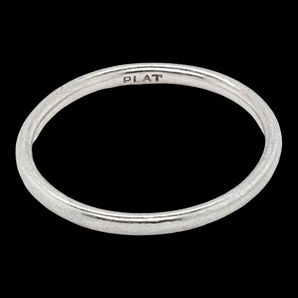 1920's Platinum wedding ring
SKU: 6550