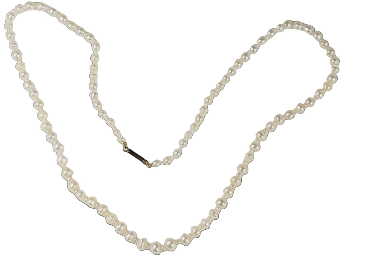 Natural pearl necklace sku 8767