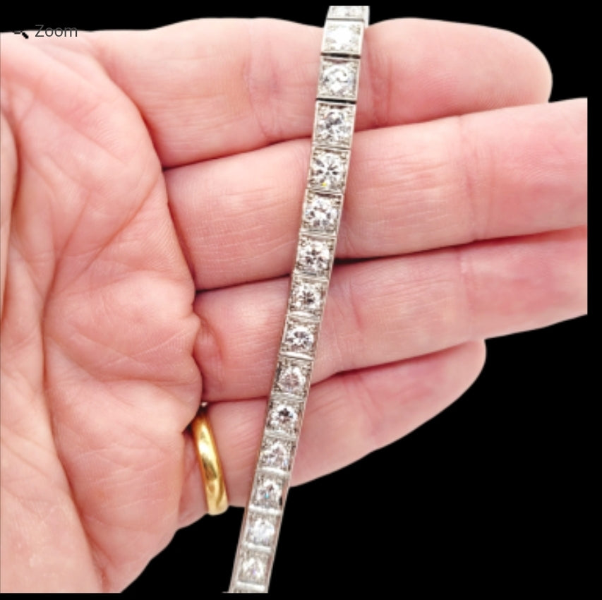 Art deco diamond line bracelet
SKU: 7871