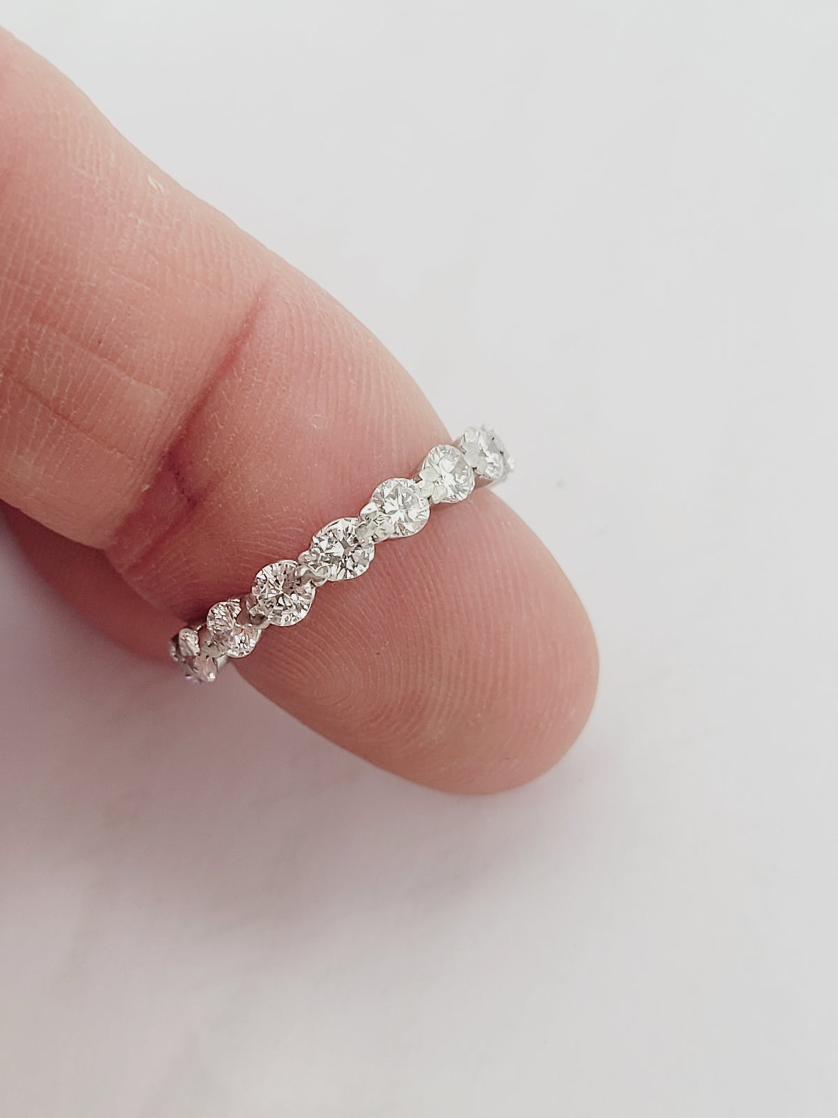 Full hoop diamond eternity ring sku 8667