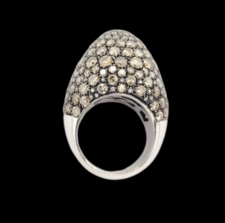 Pine cone cognac diamond dress ring
SKU: 8175