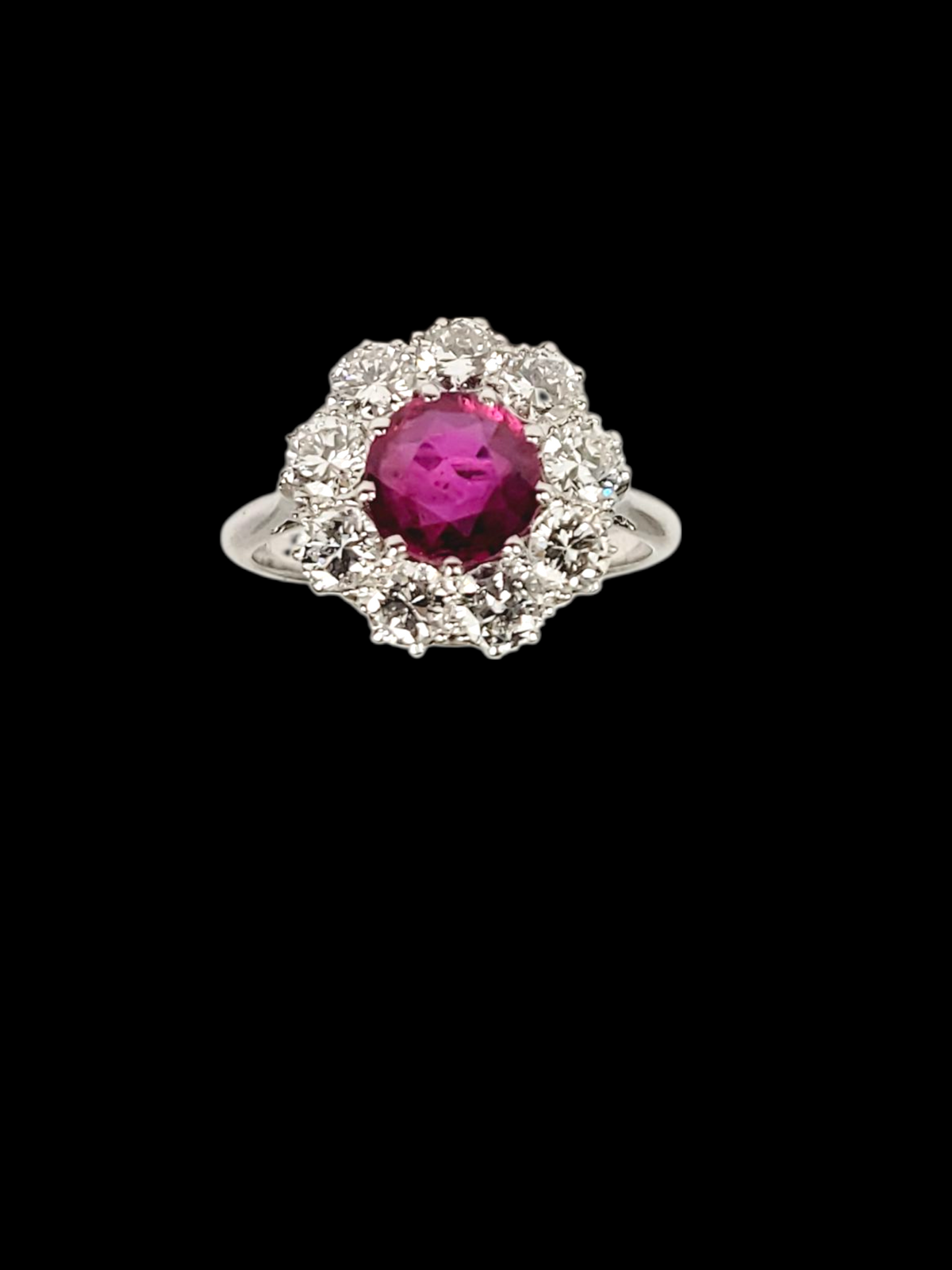 Ruby and diamond cluster ring
SKU: 8339