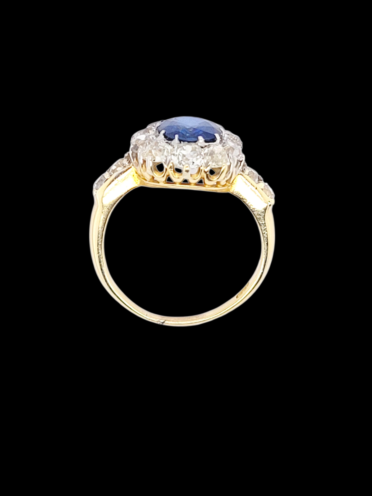 Antique sapphire and diamond cluster ring
SKU: 8396