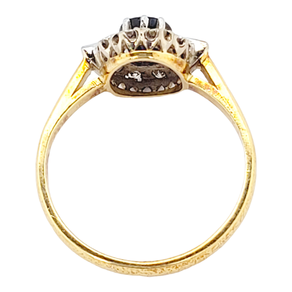Vintage sapphire and diamond cluster ring

SKU: 6517