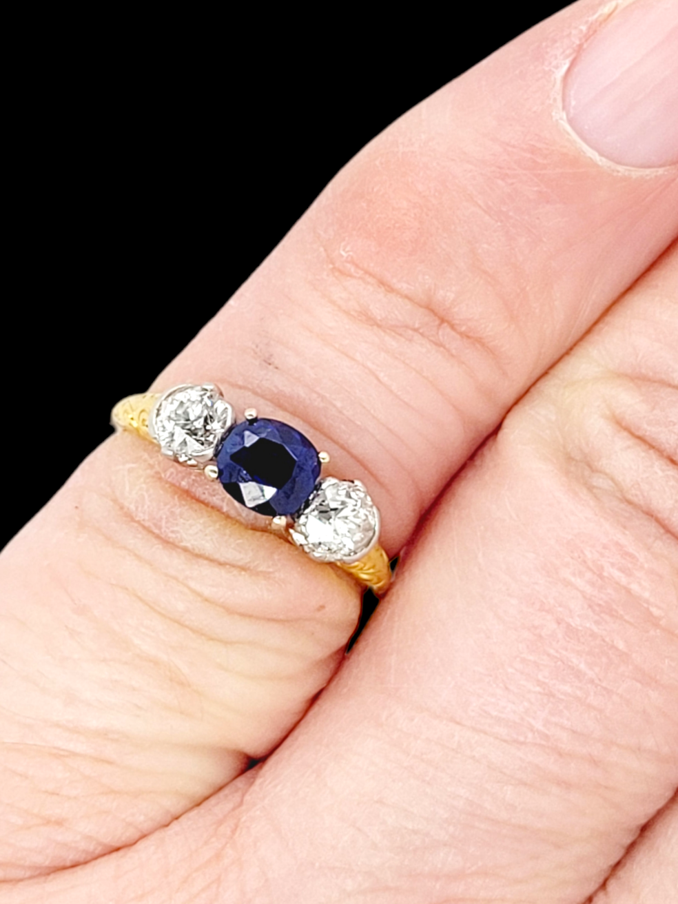 Antique sapphire and diamond engagement ring

SKU: 6456