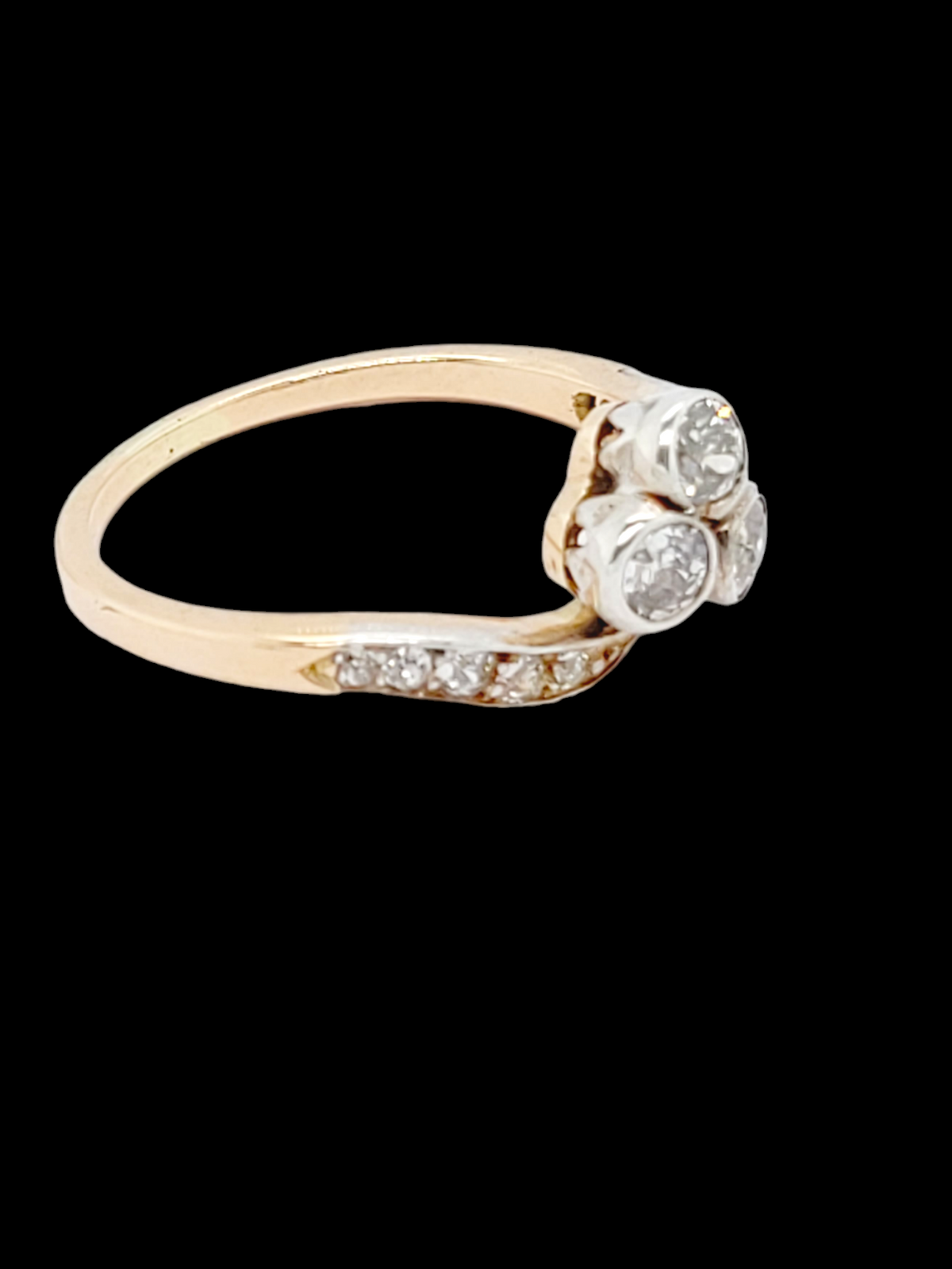 Edwardian diamond trefoil ring
SKU: 7052