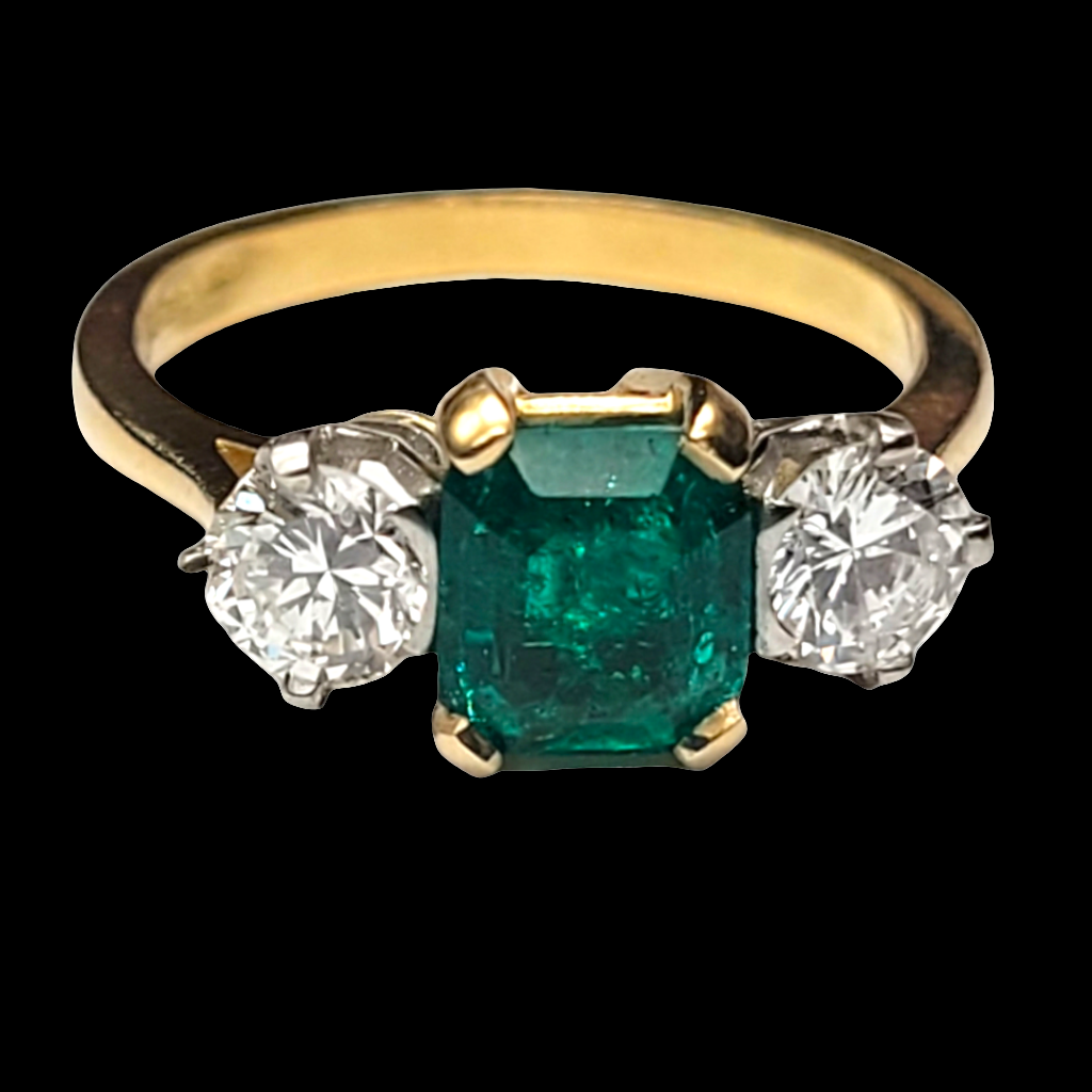 Emerald and diamond ring

SKU: 6441