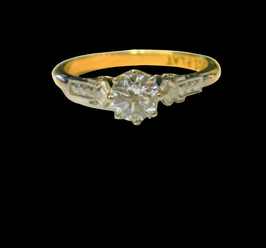 Art Deco Diamond Engagement Ring
SKU: 3237