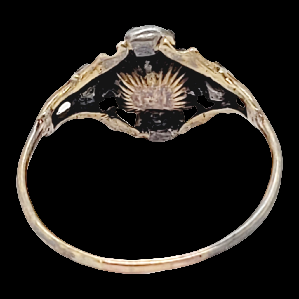 18th century rose diamond foiled ring

SKU: 6554