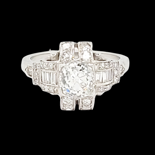 Cool art deco old mine cut diamond ring
SKU: 6869