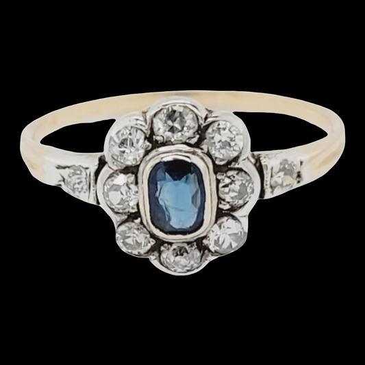 Antique sapphire and diamond engagement ring

SKU: 6453