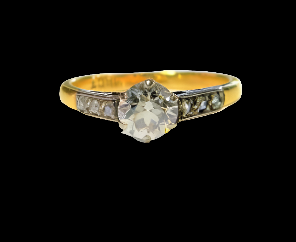 Antique Diamond Solitaire Engagement Ring
SKU: 2568