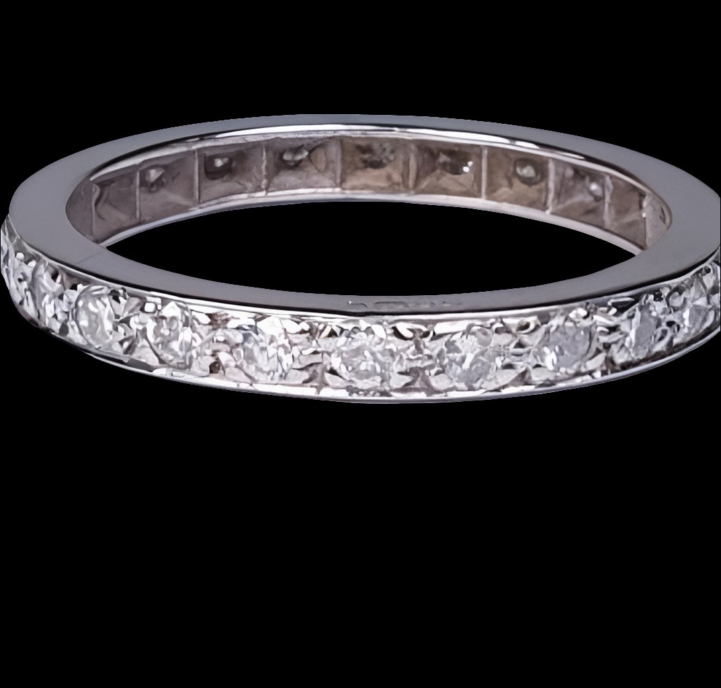 Art Deco Full Hoop Diamond Eternity Ring
SKU: 1990