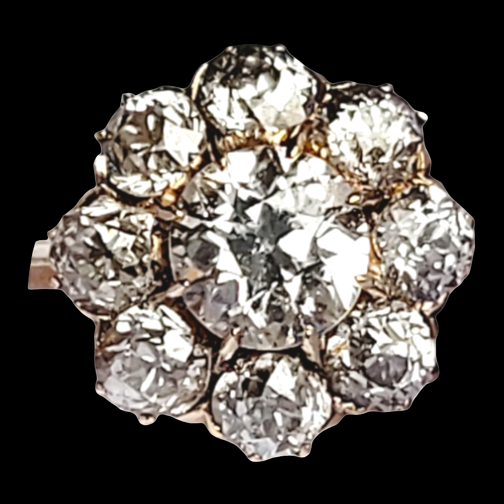 Antique diamond cluster ring

SKU: 6481