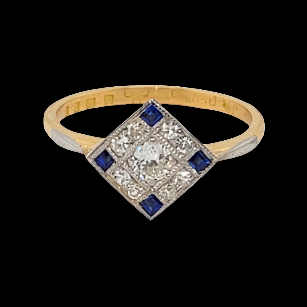 Art deco sapphire and diamond ring

SKU: 6346