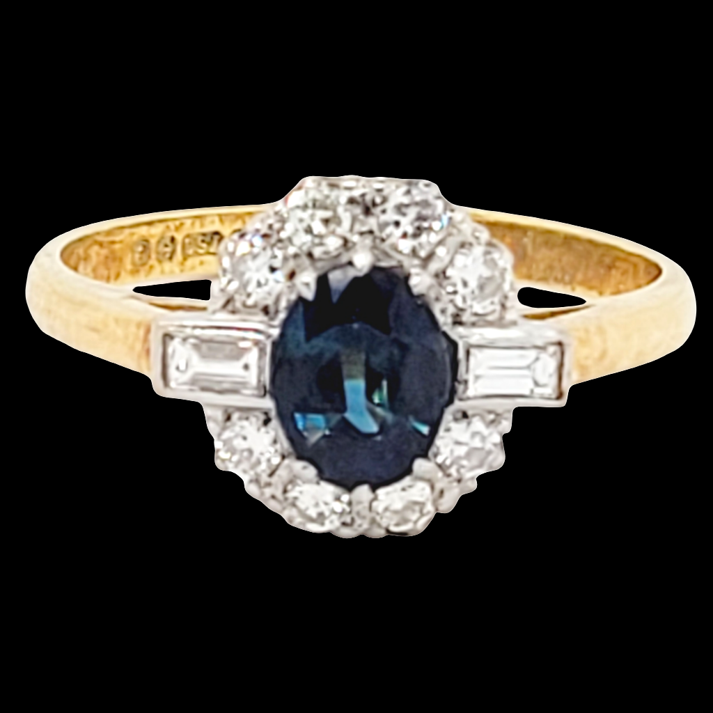 Vintage sapphire and diamond cluster ring

SKU: 6517