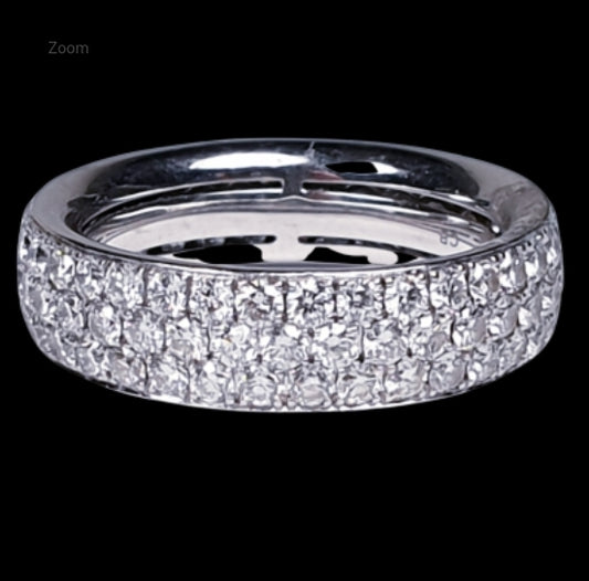 Three Row Diamond Eternity Ring
SKU: 3867