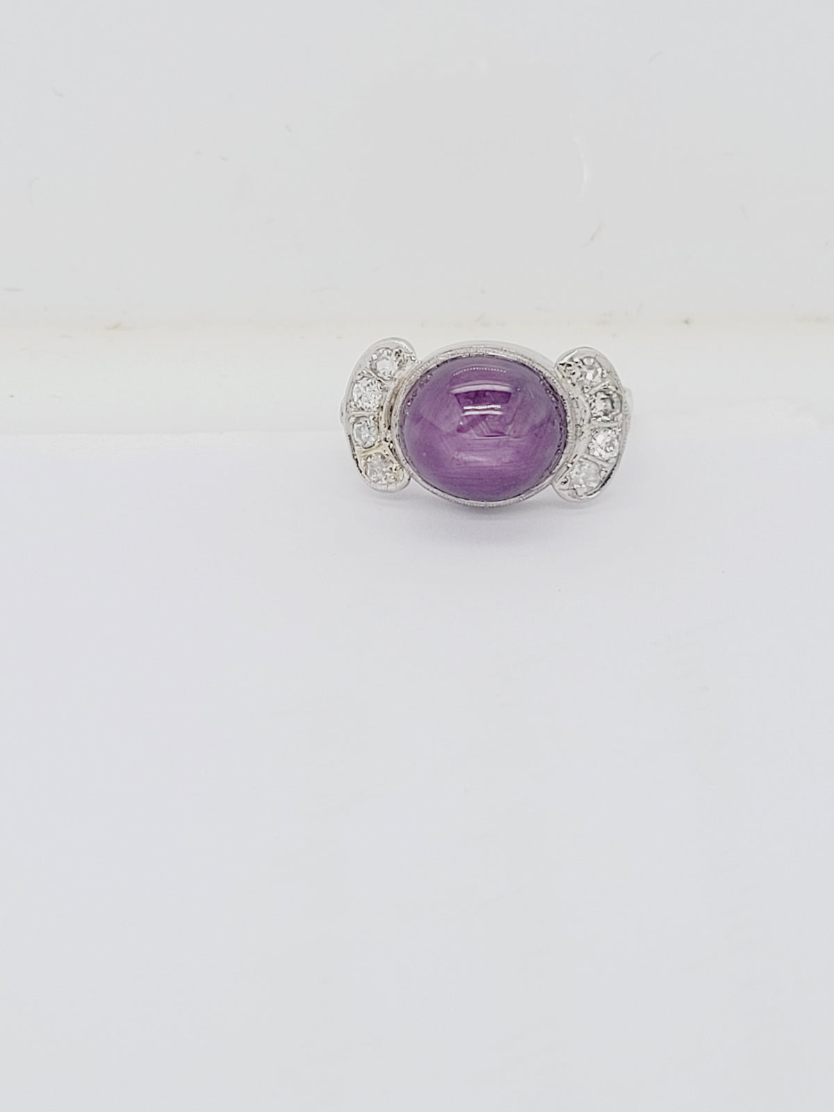 Vintage star ruby ring sku 8690