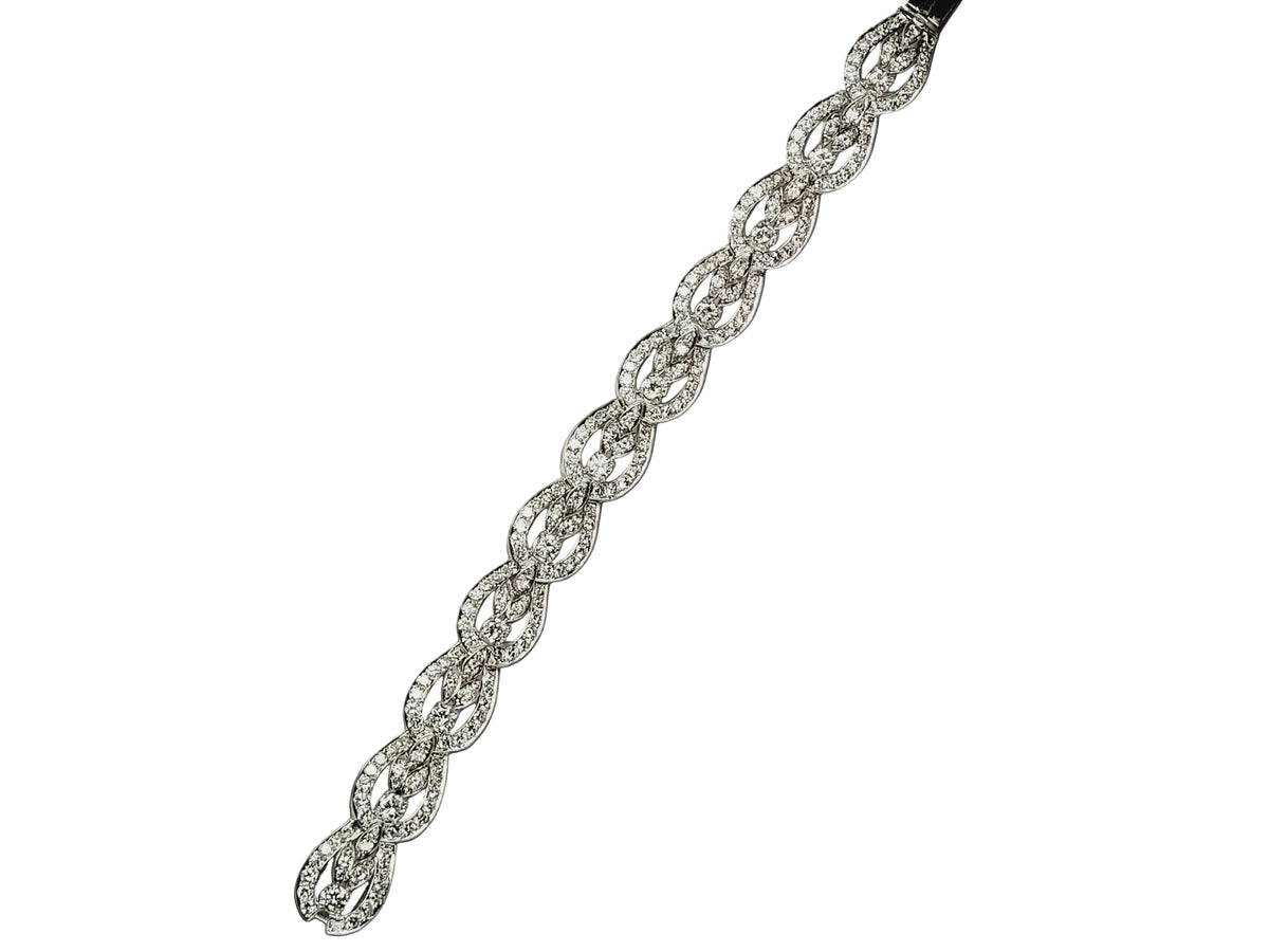 Antique diamond bracelet sku 8781