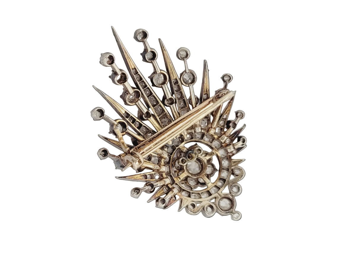 Antique diamond Comet starburst sku 8815