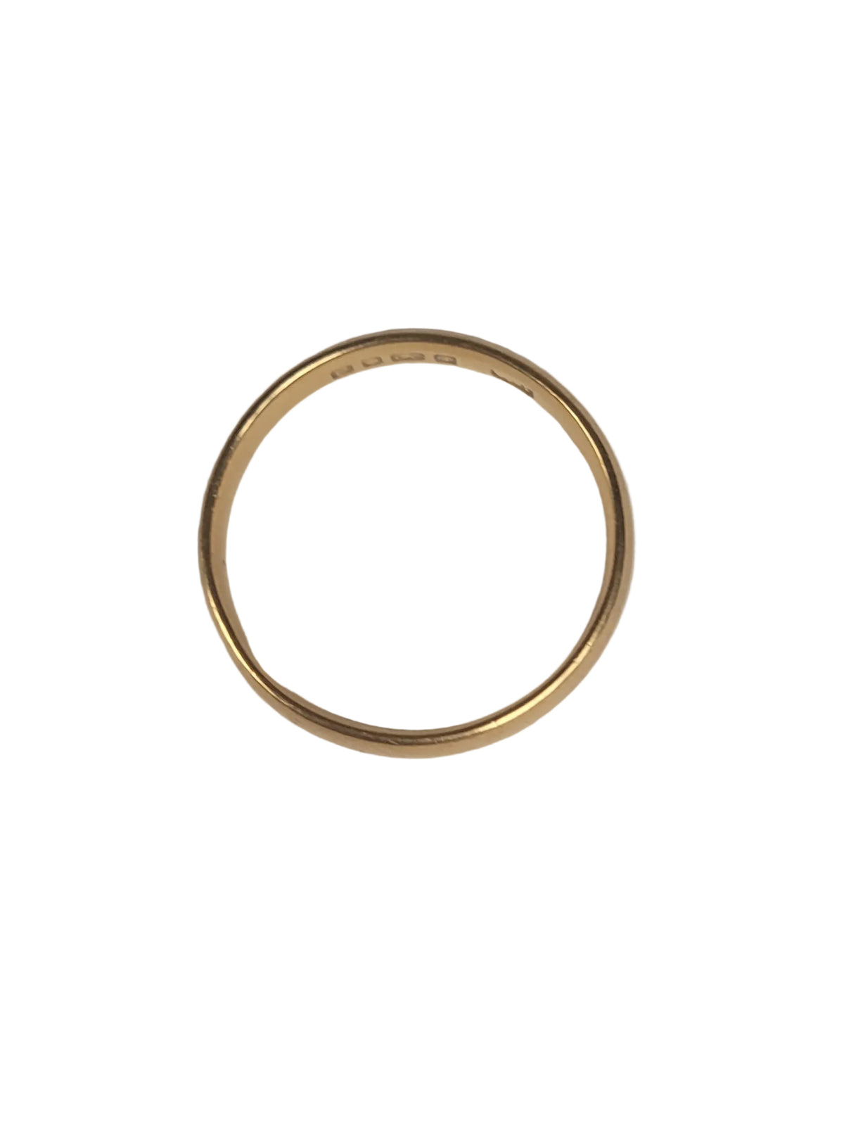 3.9g 22ct yellow gold wedding band