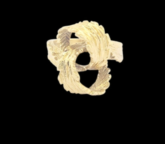1960's organic gold knot ring
SKU: 7988