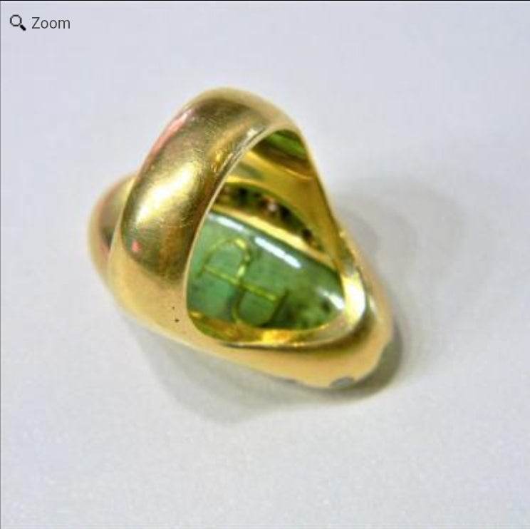 Rare Cloisonne Enamel and Diamond Ring
SKU: 3447