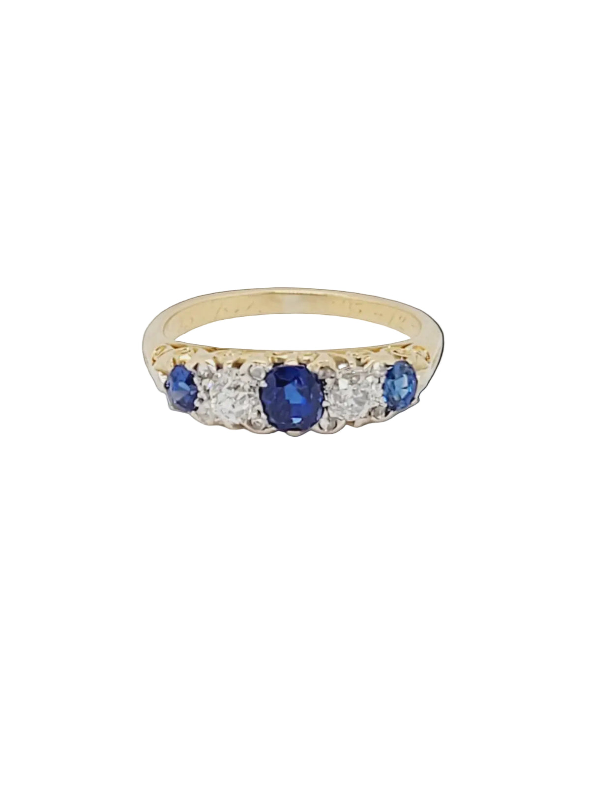 Antique sapphire engagement ring 