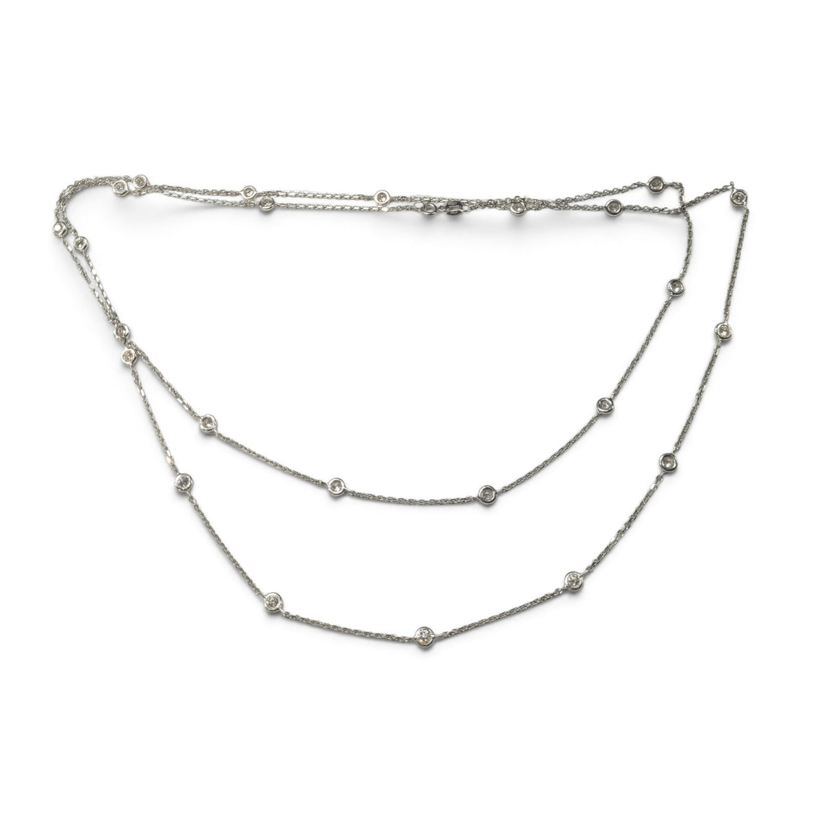 Long diamond spectacle set chain
SKU: 8619