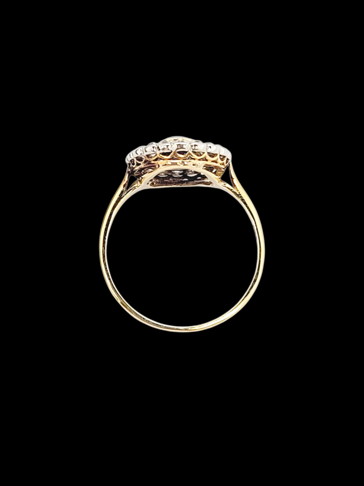 Beautiful Edwardian sapphire and diamond cluster engagement ring
SKU: 8104
