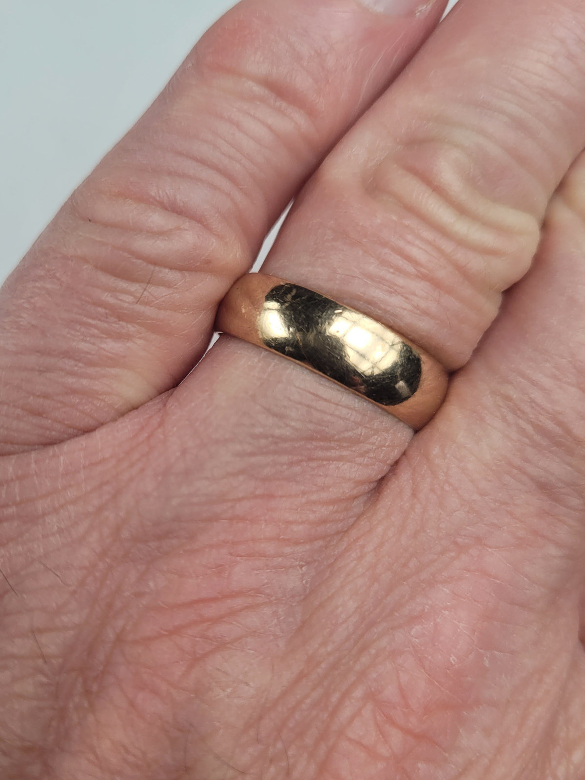 9ct yellow gold wedding band sku 9156