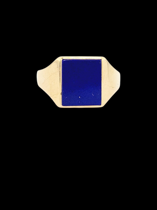 Lapis lazuli 18ct gold gold signet ring
SKU: 8158