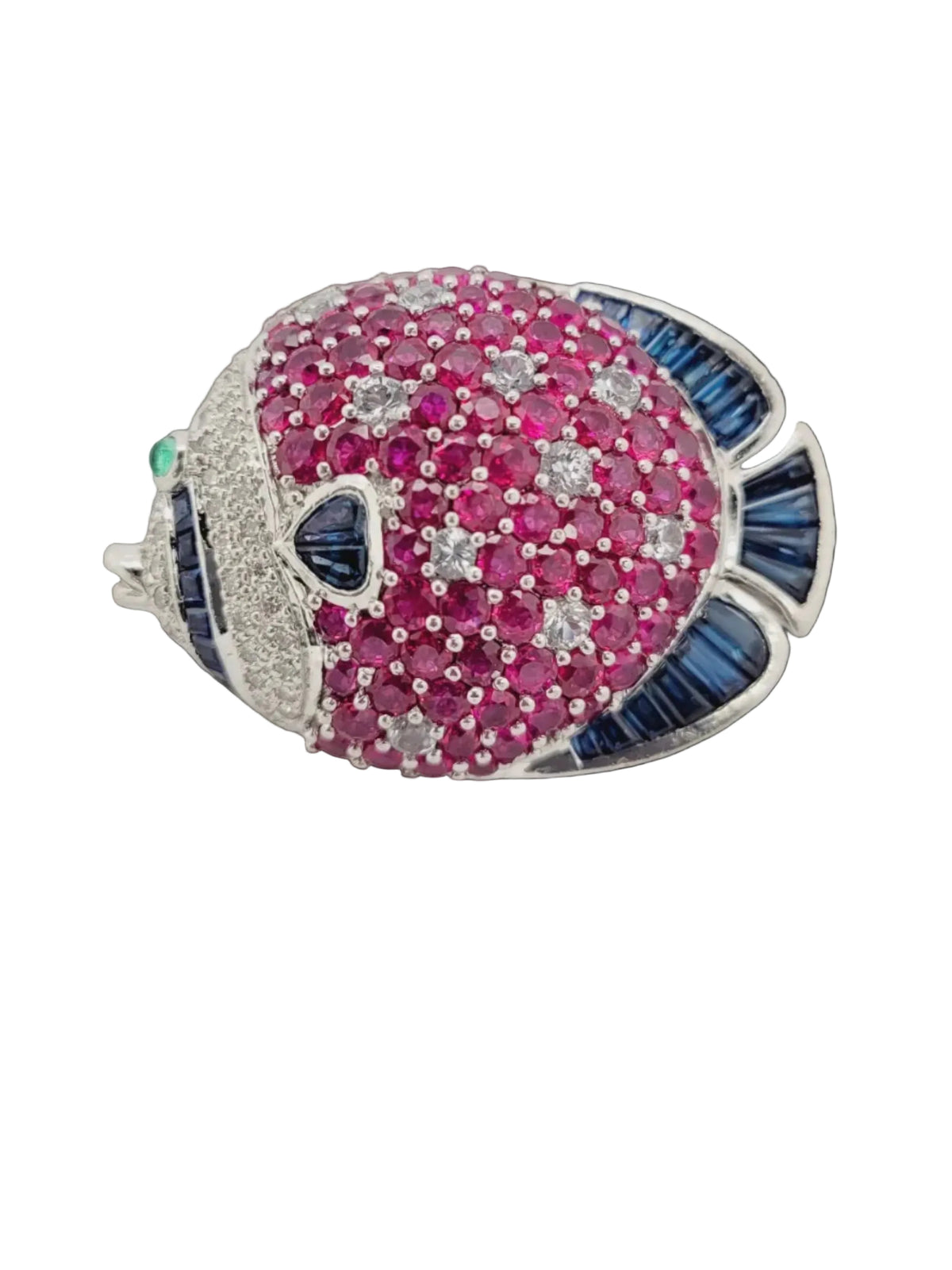 Gemset tropical fish brooch sku 8809