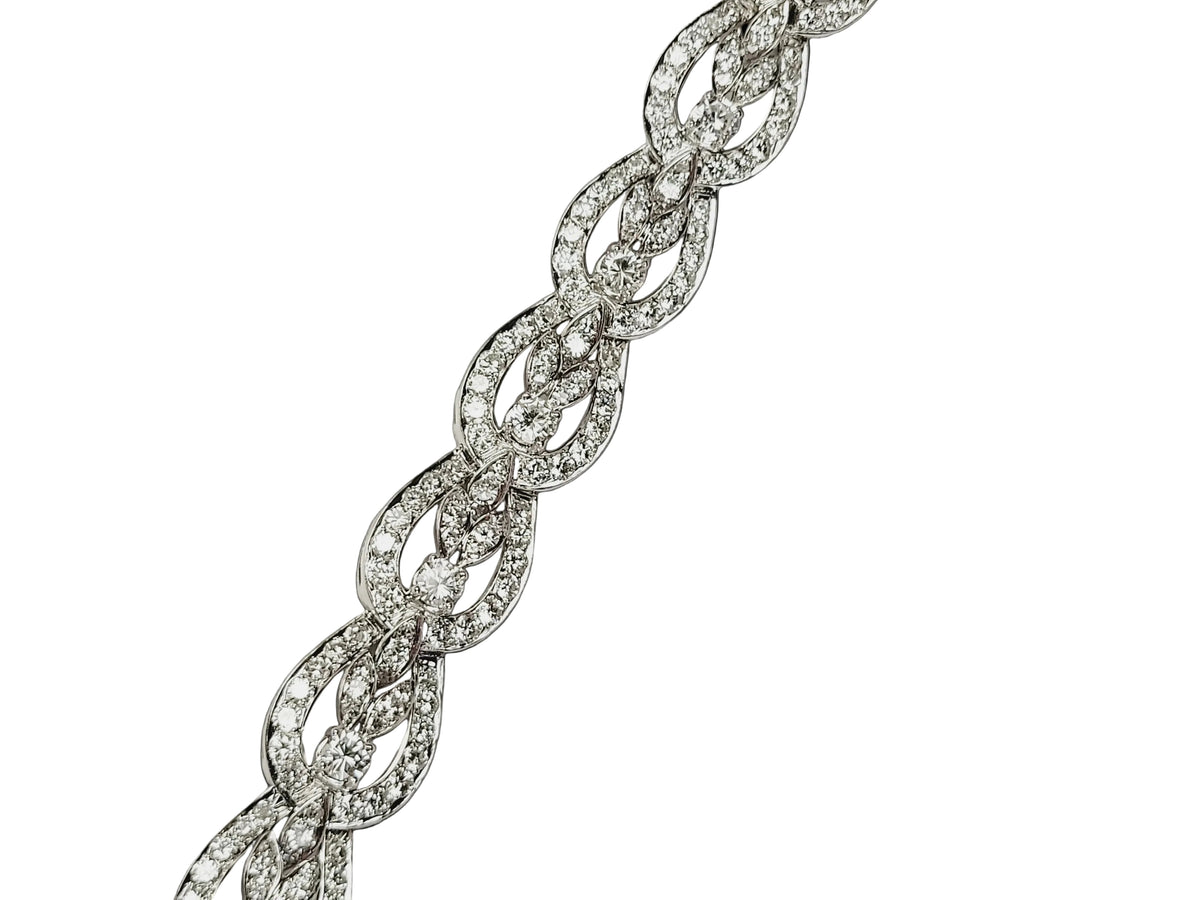 Antique diamond bracelet sku 8781