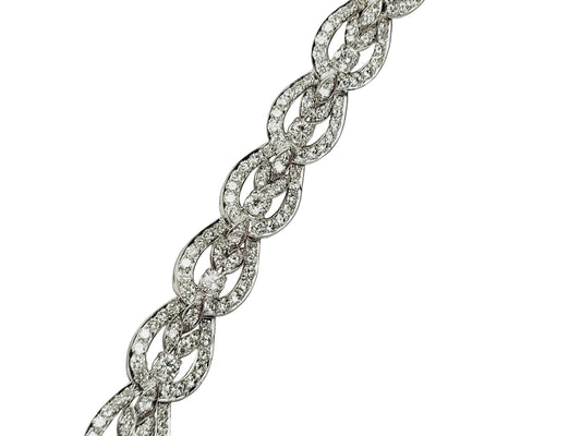 Antique diamond bracelet sku 8781