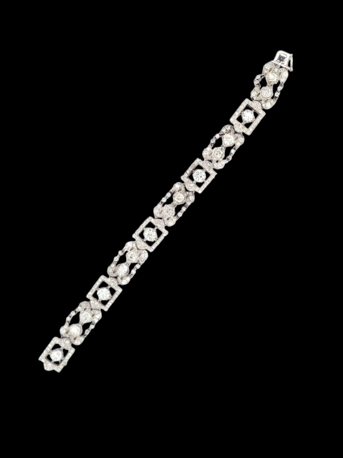 Edwardian old mine cut diamond bracelet
SKU: 8115