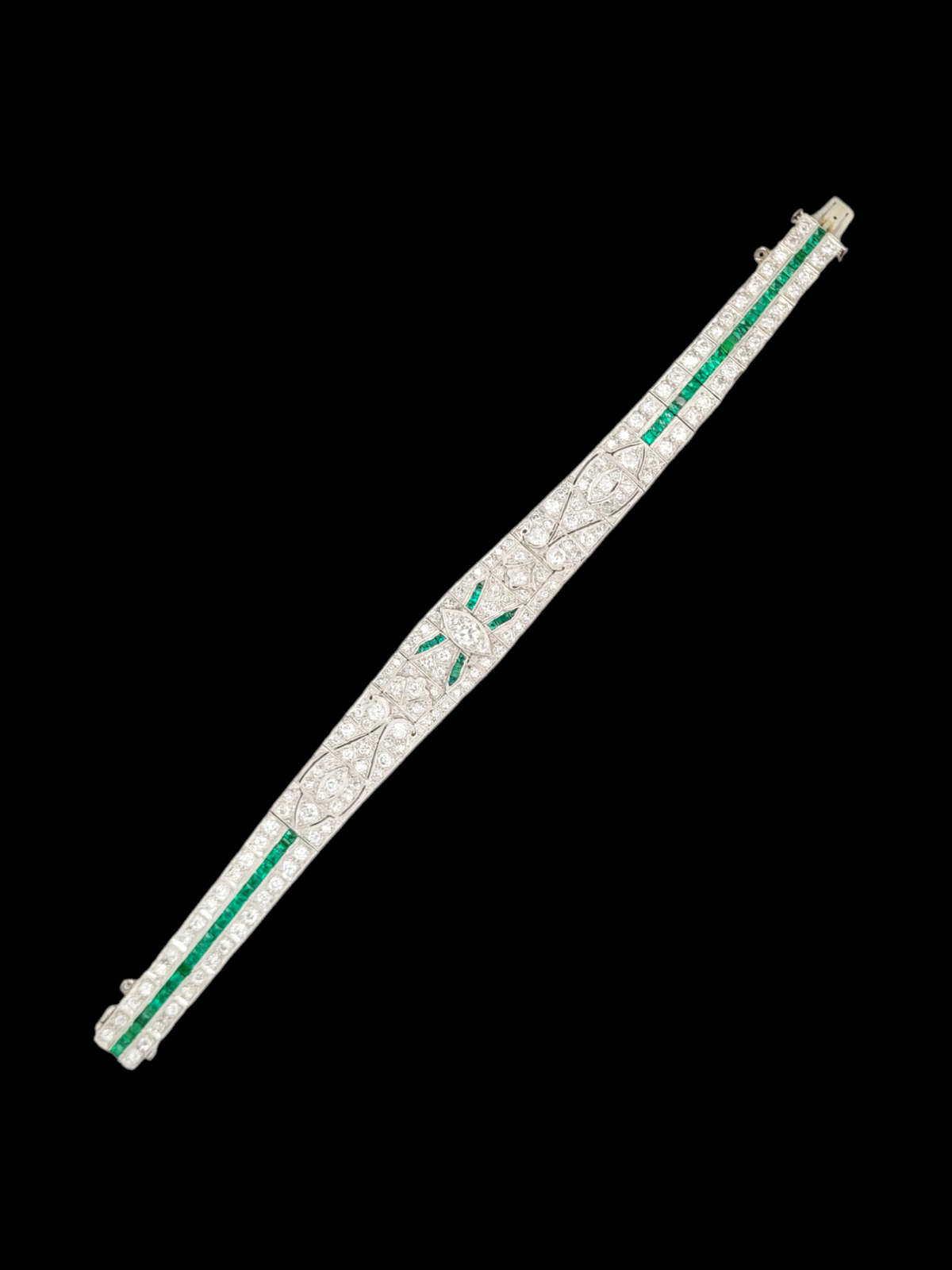 Art deco emerald and diamond bracelet
SKU: 7479