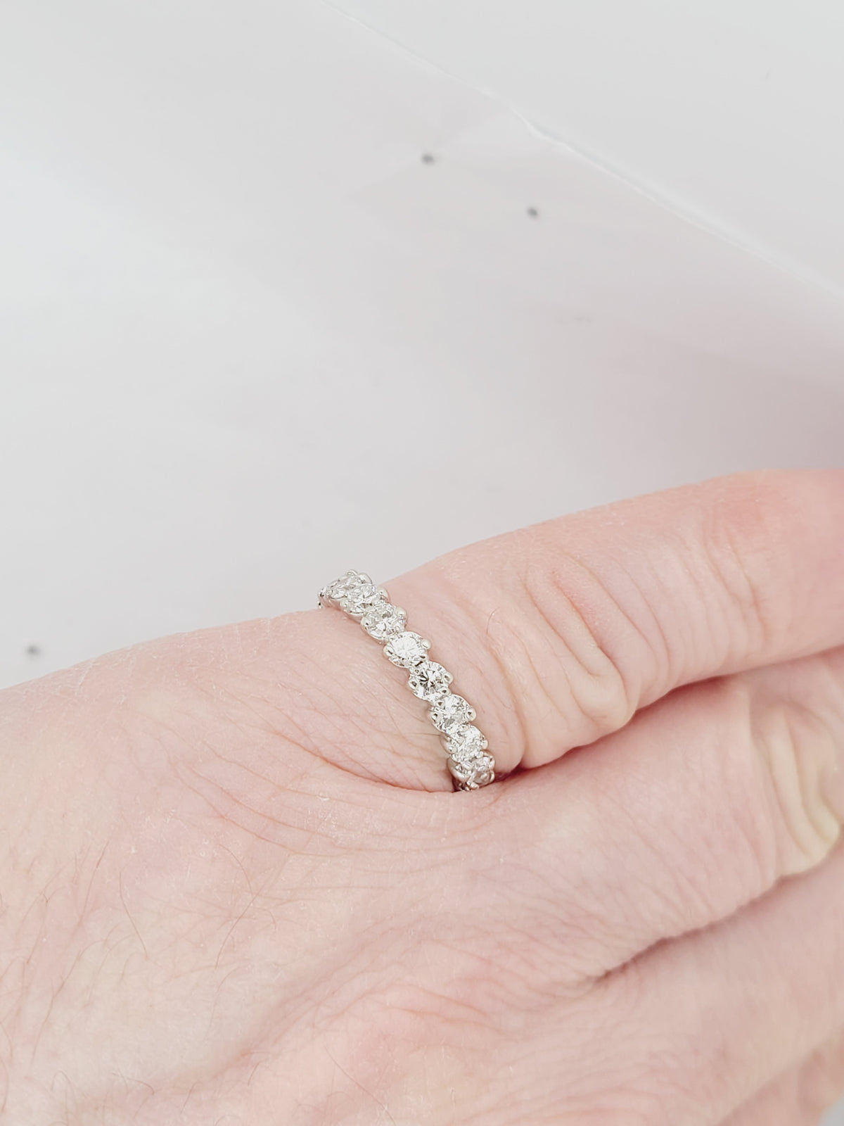 Full hoop diamond eternity ring  sku 8810