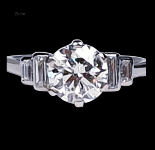 Art deco 1.16ct diamond engagement ring
SKU: 3748