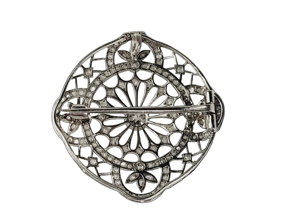 Belle epoque diamond pendant/brooch sku 8775